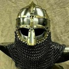 16ga Medieval Viking Helmet Vendel Knight With Chain Mail Viking Helmet Viking 