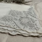 Appenzell Vtg Wedding Bridal Handkerchief Hand Embroidered Linen Something Old