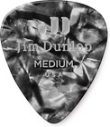 Jim Dunlop Guitar Picks Usa 483r02md Celluloid  Black Pearloid  Medium  72 Count