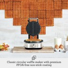 Breville No-mess Classic Waffle Maker Bwm520xl  Brushed Stainless Steel