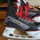 Bauer Vapor 9 5 Ee Senior Ice Hockey Skates Black Silver Red White Lace