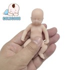 2pcs set 1 9-3 9 Inch Soft Silicone Mini Baby Doll Reborn Cute Boy   Girl Dolls