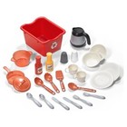 Step2 Best Chef s Plastic Toddler Toy Kitchen Playset Includes 25 Piece Kitchen