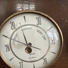 Vintage Selsi Weather Station Thermometer Barometer Humidity Gauges Wood