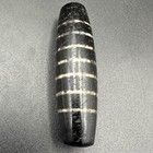 Ancient Etched Carnelian Agate Bead  Original Antique Burma 2 Colors Beads