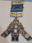 Sterlin Silver Vintage Freemason Past Master 1950 Medal 751 With Original Case 