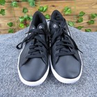 Puma Vikky V2 Women 7 5 Black Faux Leather Lace-up Sneakers Softfoam Comfort