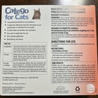 Catego Cats Flea And Tick Treatment   Prevention  over 1 5 Lbs  3-month Supply