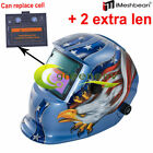 Solar Auto Darkening Welding Helmet Arc Tig Mig Mask Grinding Welder Mask   Bag