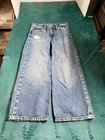 Gap Jeans Size 10 Youth Girls Blue Pants Stretch Denim Low Stride Wide Leg