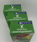 3  Durex Tropical Close Fit Latex Condoms  36total 