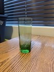 Tanqueray Green clear Highball Glass Distillery Theme Advertising 6 1 4  Tall