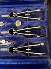 Vintage Keuffel   Esser Arrow Complete Drafting Set In Case 1086c K e Vgc