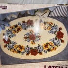 Wonder Art Caron Queen Anne Latch Hook Kit Floral Rug  4490 Victorian New Sealed