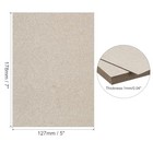 Chipboard Sheets  10pcs 40pt Thick Book Board Binders Board 7x5x0 04  Gray