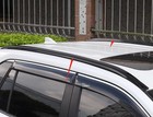 For Toyota Rav4 19-24 Gloss Black Top Roof Rack Luggage Carrier Rail Strip