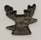 Vintage Stag Head Tobacco Tag Deer Tag Buck Tin Tag