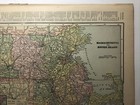 1899 Vintage Massachusetts   Rhode Island Atlas Map Pictorial Atlas Of The Us