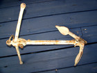 Antique Folding Ship Boat Anchor Maritime Nautical Vintage 10  Lb