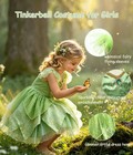 Mdycw Tinkerbell For Girls Halloween Cosplay Outfits  Dress Up For Girls 4-7 Bir