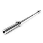 Cap Barbell Solid Steel Olympic Weight Bar  6 Ft   Chrome  fits 2-inch Weight Pl