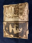 Vintage Che Guevara Art Trinket Jewelry Box Burned Wood Iconic Revolutionary Art