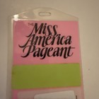 Miss America Pageant Official Security Pass