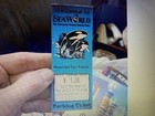 Seaworld Parking Ticket Stub Vintage 1997 Sea World  Rare Item 