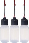 3 Pack 1oz Precision Tip Bottles For Gun Oils   Solvents W  Needle Tip