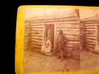 1870 Former Enslaved Persons Outside Cabin Original Photograph Palmer Aiken Sc