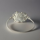Spanish-colonial Era 8-reales Silver Treasure Cob Coin In Custom Bezel-bracelet