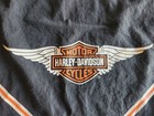 Harley-davidson Biker Vintage 2000 Kerchief Triangle Bandana scarf-black