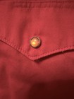 Vtg Wrangler Red Western Shirt Pearl Snap Cowboy Rockabilly Workwear Honkey Tonk
