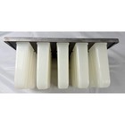 Commercial 10 Slot Stainless Steel Popsicle Mold With Lid And Plastic Inserts