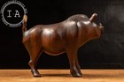 Carved Wooden African Warthog