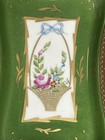 Vintage Limoges Peint A La Main France Porcelain Trinket Tray Signed