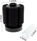 4pcs Small Aquarium Bio Sponge Filter With Suction Cups  Check Valves For 5 Gal 