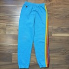 Aviator Nation Sweatpants Size 12   5 Stripe Jogger Sweatpants