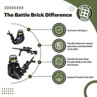 Battle Brick Police Swat Team Sniper Collectible Custom Minifigure   Genuine    