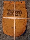Us Postal Service Usps Express Nylon Mail Bag 6-81 24x33 Vintage Orange Blue