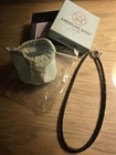 Carolyn Pollack American West Sterling Toggle Black Leather Necklace 20 
