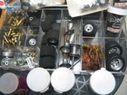 1 24 1 32 Slot Car Junkyard Parts Lot- Tires Rims Braids Axles   Brass Bearings