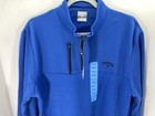 Callaway Golf Sweater Sweatshirt Men Size Large Blue Waffle 1 4 Zip Pullover