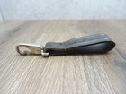Black Leather Tooled Duty Belt Key Holder