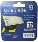 Philips Norelco New Genuine Usa Oneblade Replacement Blades 2 Pack Qp220 80 New