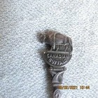 Vintage Collectible Souvenir Spoon  canadian Buffalo  Epns Holland 4 1 2 