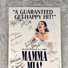 Mamma Mia Signed Autographed 14x22 Window Card Broadway 2005 Cast San Diego