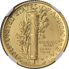 2016-w Gold Centennial Mercury Dime Ngc Sp70 1 10 Oz 24k