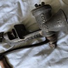 Antique Economy Tinned No  10 Cast Iron Meat Grinder   Food Crank Chopper