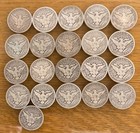 21 Different Barber Halves  Good Condition